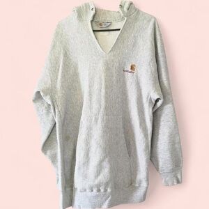 Men’s 90’s Vintage Carhartt Heather Grey Hoodie